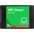 Твердотельный накопитель WD SSD Green, 1.0TB, 2.5" 7mm, SATA3, QLC, R/W 545/385MB/s, IOPs н.д./н.д., TBW н.д., DWPD н.д. (12 мес.)