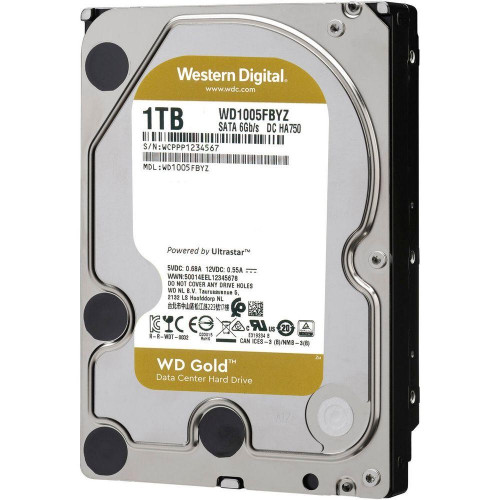 Жесткий диск WD SATA-III 1TB WD1005FBYZ Server Gold (7200rpm) 128Mb 3.5" 
