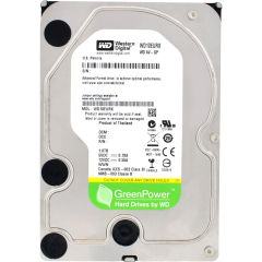Жесткий диск RECERTIFIED HDD WD SATA3 1Tb AV-GP Video Surveillance 5400 RPM 64mb (replacement WD10EZRZ, WD10PURX, ST1000VX013) RECERTIFIED