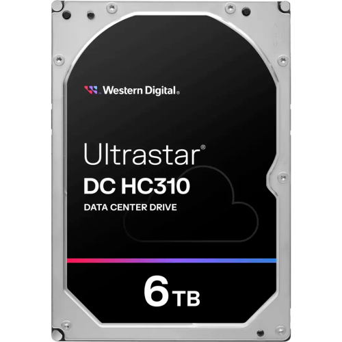 Жесткий диск HDD WD SATA Server 6Tb Ultrastar 7200 6Gb/s 256MB (replacement MG08ADA600E, ST6000NM019B)