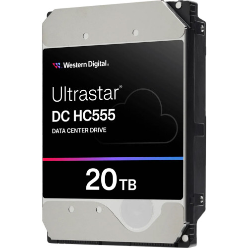 Жесткий диск HDD WD SATA Server 20Tb Ultrastar DC HC555 7200 6Gb/s 512MB (replacement WUH722020BLE604)