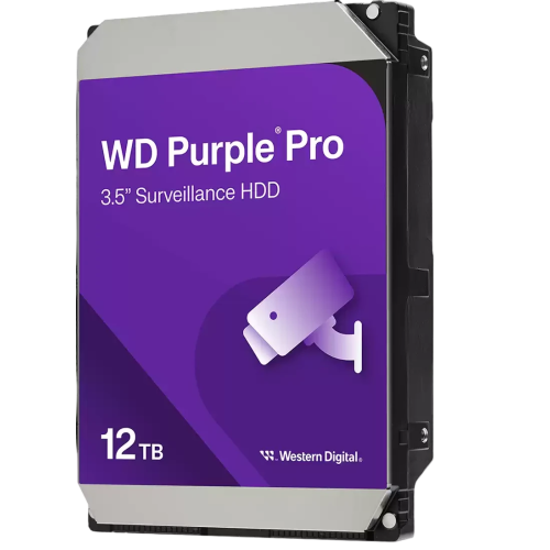 Жесткий диск HDD WD SATA3 12Tb Purple 7200RPM 512Mb (replacement WD121PURP, WD121PURZ)