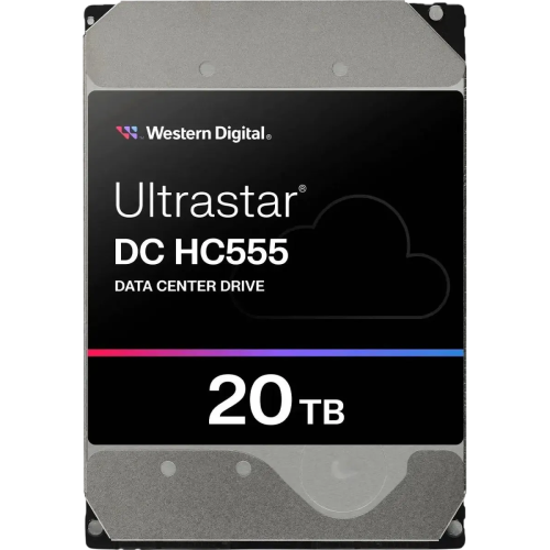 Жесткий диск HDD WD SATA Server 20Tb Ultrastar DC HC555 7200 6Gb/s 512MB (replacement WUH722020BLE604)