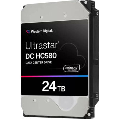 Жесткий диск WD SATA-III 24TB 0F65101 WUH722424ALE604 Server Ultrastar DC HC580 4KN (7200rpm) 512Mb 3.5"