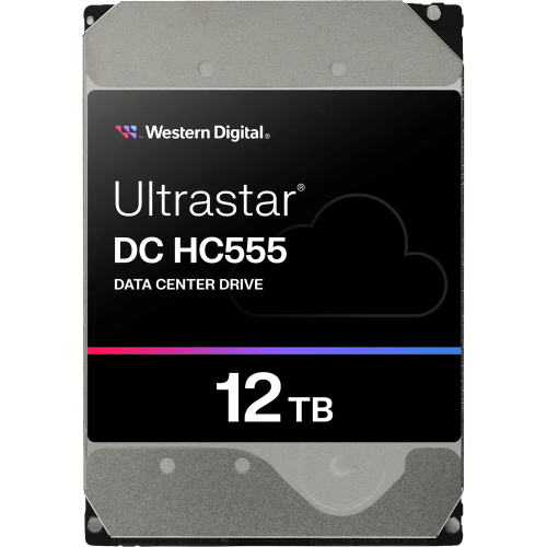 Жесткий диск HDD WD SAS 12Tb Ultrastar DC HC555 7200 12Gb/s 512Mb 1 year warranty
