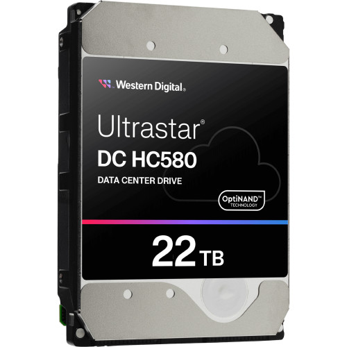 Жесткий диск HDD WD SAS Server 22Tb Ultrastar DC HC580 7200 12Gb/s 512MB (replacement WUH722222AL5204, WUH722020BL5204, ST22000NM000E, MG10SCA20TE, ST20000NM002D, ST20000NM007H)