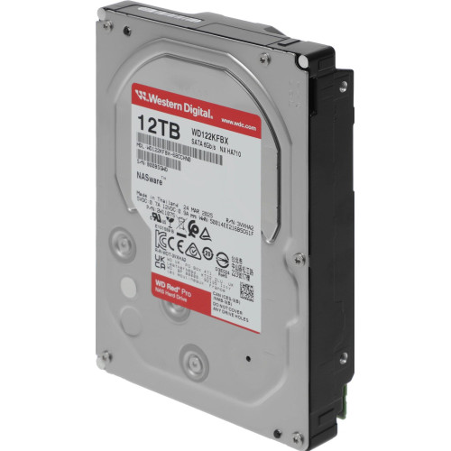 Жесткий диск WD SATA-III 12TB WD122KFBX NAS Red Pro (7200rpm) 512Mb 3.5"