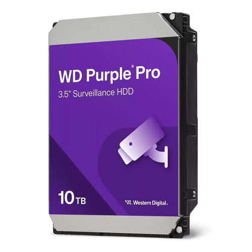 Жесткий диск WD SATA-III 10TB WD102PURP Surveillance Purple Pro (7200rpm) 256Mb 3.5"