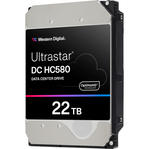 Жесткий диск HDD WD SAS Server 22Tb Ultrastar DC HC580 7200 12Gb/s 512MB (replacement WUH722222AL5204, WUH722020BL5204, ST22000NM000E, MG10SCA20TE, ST20000NM002D, ST20000NM007H)