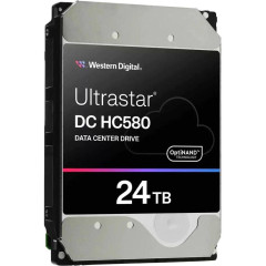 Жесткий диск WD SATA-III 24TB 0F65101 WUH722424ALE604 Server Ultrastar DC HC580 4KN (7200rpm) 512Mb 3.5"