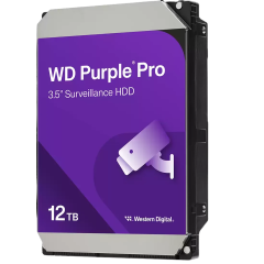 Жесткий диск HDD WD SATA3 12Tb Purple 7200RPM 256Mb (replacement WD121PURP, WD121PURZ)