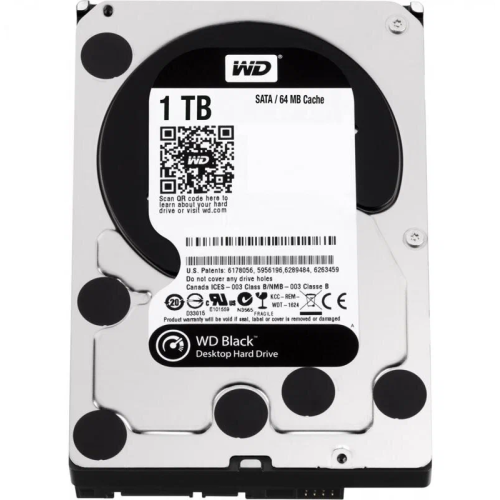 Жесткий диск HDD WD SATA3 1TB 2.5"""" Black 7200RPM 64MB 1 year warranty