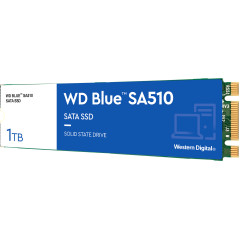 Твердотельные накопители WD SSD Blue SA510, 250GB, M.2(22x80mm), SATA3, R/W 550/525MB/s, IOPs 95 000/81 000, TBW 100, DWPD 0.2 (12 мес.)