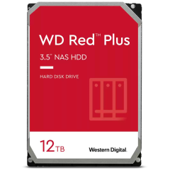 Жесткий диск HDD WD SATA3 12Tb Red Plus 7200 256Mb 1 year warranty