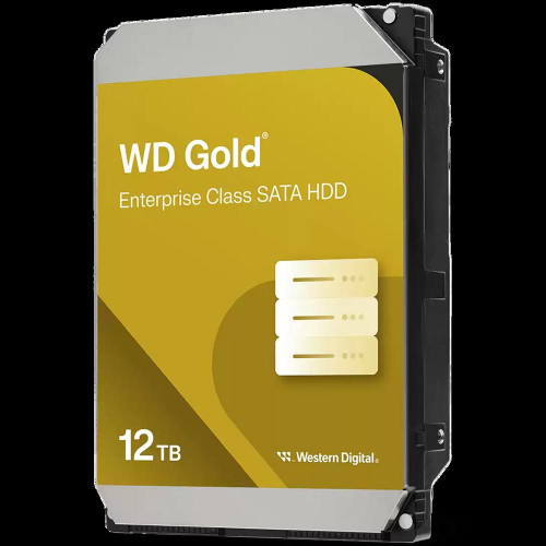 Жесткий диск Western Digital 12TB WD122KRYZ Gold, SATA3, Cache 512MB, 7200 rpm