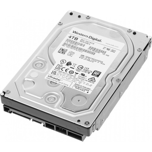 Жесткий диск WD SATA-III 4TB 0B36040 HUS726T4TALE6L4 Server Ultrastar DC HC310 512E (7200rpm) 256Mb 3.5" 