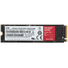 Твердотельный накопитель WD Original PCIe 3.0 x4 4TB WDS400T1R0C Red SN700 M.2 2280