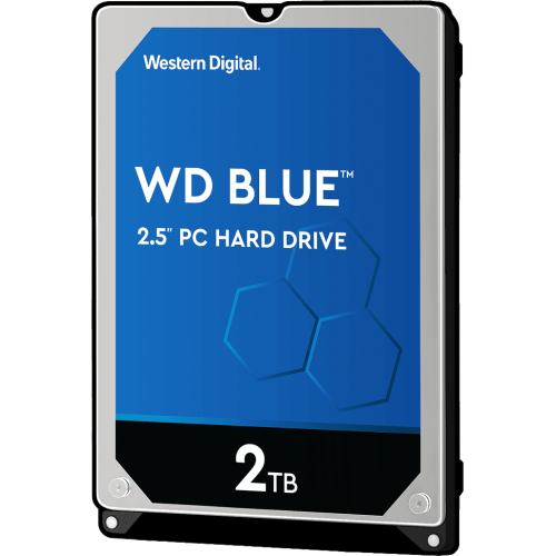Жесткий диск HDD WD SATAIII 2Tb 2.5"" Blue 5400 128Mb 1 year warranty