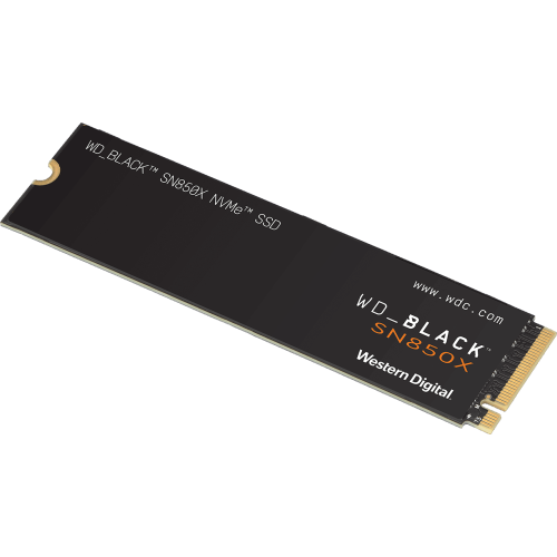 Твердотельный накопитель WD SSD Black SN850X, 4000GB, M.2(22x80mm), NVMe, PCIe 4.0 x4, 3D TLC, R/W 7300/6600MB/s, IOPs 1 200 000/1 100 000, DRAM buffer 4096MB, TBW 1200, DWPD 0.3 (12 мес.)