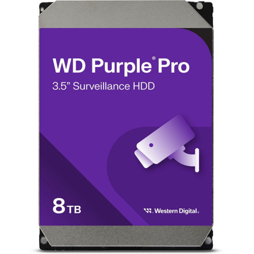 Жесткий диск HDD WD SATA3 8Tb Purple Pro 7200 rmp 256MB (replacement WD8001PURP, WD85PURZ)