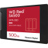 Твердотельные накопители WD SSD Red SA500 NAS, 500GB, 2.5" 7mm, SATA3, R/W 560/530MB/s, IOPs 95 000/85 000, DRAM buffer, TBW 350, DWPD 0.4 (12 мес.)