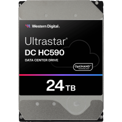 Жесткий диск HDD WD SAS Server 24Tb Ultrastar DC HC590 7200 12Gb/s 512MB (replacement ST24000NM007H, MG11SCA24TE)
