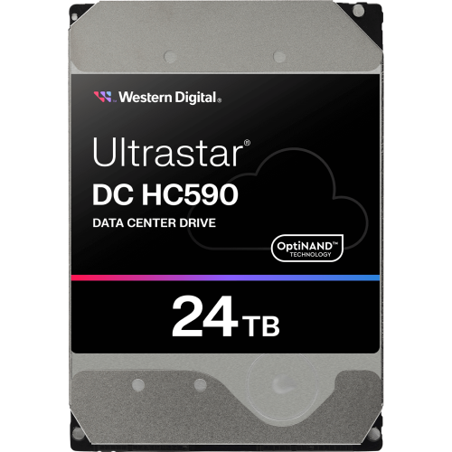 Жесткий диск HDD WD SAS Server 24Tb Ultrastar DC HC590 7200 12Gb/s 512MB (replacement ST24000NM007H, MG11SCA24TE)