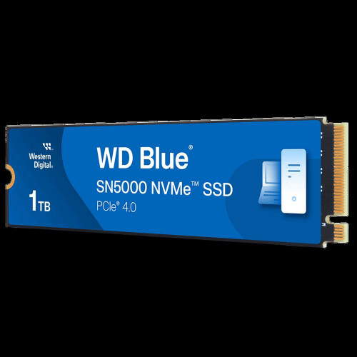 Твердотельный накопитель WD PCIe 4.0 x4 1TB WDS100T4B0Е SN5000 Blue M.2 2280