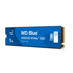Твердотельные накопители WD SSD Blue SN5000, 1000GB, M.2(22x80mm), NVMe, PCIe 4.0 x4, TLC, R/W 5150/4900MB/s, TBW 600, DWPD 0.3 (12 мес.)