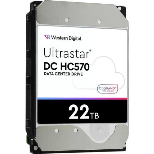 Жесткий диск HDD WD SAS Server 22Tb Ultrastar DC HC570 7200 12Gb/s 512MB (replacement WUH722020BL5204, MG10SCA20TE, ST20000NM002D, ST20000NM007H)