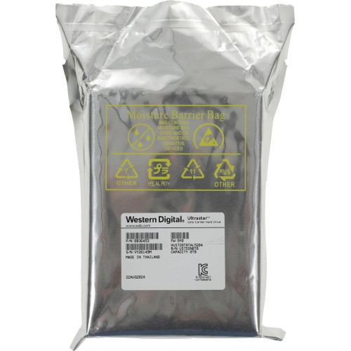 Жесткий диск WD SAS 3.0 8TB 0B36453 HUS728T8TAL5204 Server Ultrastar DC HC320 512E (7200rpm) 256Mb 3.5"