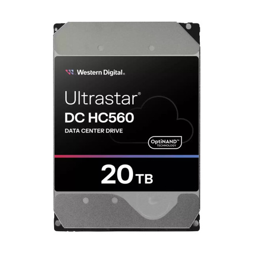 Жесткий диск HDD WD SATA Server 20Tb Ultrastar DC HC560 7200 6Gb/s 512MB (replacement WUH722020ALE6L4, WUH722020BLE6L4, ST20000NM002H, ST20000NM007D)