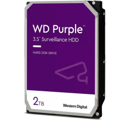 Жесткий диск HDD WD SATA3 2TB Purple Video 5400 RPM 64Mb 1 year warranty