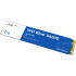 Твердотельные накопители WD SSD Blue SA510, 1.0TB, M.2(22x80mm), SATA3, R/W 560/530MB/s, IOPs 95 000/84 000, TBW 400, DWPD 0.2 (12 мес.)