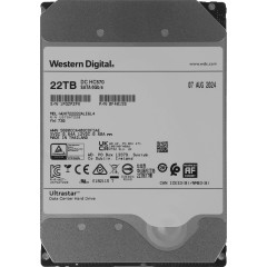 Жесткий диск WD SATA-III 22TB 0F48155 WUH722222ALE6L4 Server Ultrastar DC HC570 512E (7200rpm) 512Mb 3.5" [0F48155]
