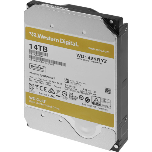 Жесткий диск WD SATA-III 14TB WD142KRYZ Server Gold 512E (7200rpm) 512Mb 3.5"