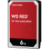 Жесткий диск HDD WD SATA3 6Tb NAS Red 5400 256Mb 1 year warranty