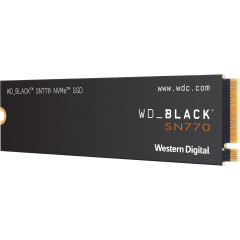 Твердотельный накопитель WD SSD Black SN770 NVMe, 1.0TB, M.2(22x80mm), NVMe, PCIe 4.0 x4, 3D TLC, R/W 5150/4900MB/s, IOPs 740 000/800 000, TBW 600, DWPD 0.3 (12 мес.)