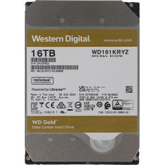 Жесткий диск WD SATA-III 16Tb WD161KRYZ Server Gold (7200rpm) 512Mb 3.5" [WD161KRYZ]