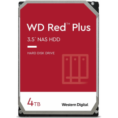 Жесткий диск HDD WD SATA3 4Tb NAS Red Plus 5400 256Mb 1 year warranty