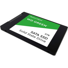 Твердотельный накопитель WD SSD Green, 2.0TB, 2.5" 7mm, SATA3, 3D TLC, R/W 545/н.д., IOPs н.д./н.д., TBW н.д., DWPD н.д. (12 мес.)
