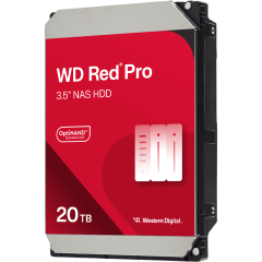 Жесткий диск HDD WD SATA3 20TB Red Pro 7200RPM 512MB (replacement WD201KFGX, ST20000NT001, WD181PURP, ST20000VE002)
