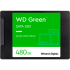Твердотельные накопители WD SSD Green, 480GB, 2.5" 7mm, SATA3, 3D TLC, R/W 545/н.д., IOPs н.д./н.д., TBW н.д., DWPD н.д. (12 мес.)