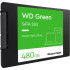 Твердотельные накопители WD SSD Green, 480GB, 2.5" 7mm, SATA3, 3D TLC, R/W 545/н.д., IOPs н.д./н.д., TBW н.д., DWPD н.д. (12 мес.)