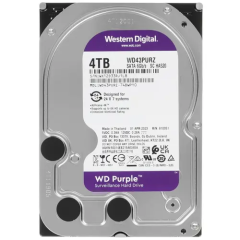 Жесткий диск HDD WD SATA3 4TB Purple Surveillancer 5400 RPM 256Mb 1 year warranty