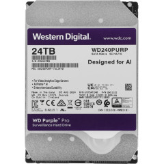 Жесткий диск WD SATA-III 24TB WD240PURP Surveillance Purple Pro (7200rpm) 512Mb 3.5"