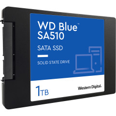 Твердотельные накопители WD SSD Blue SA510, 250GB, 2.5" 7mm, SATA3, R/W 550/525MB/s, IOPs 95 000/81 000, TBW 100, DWPD 0.2 (12 мес.)
