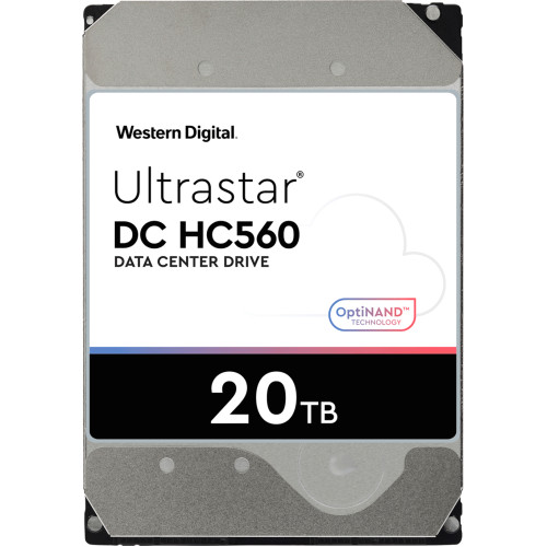 Жесткий диск HDD WD SATA 20Tb Ultrastar DC HC560 0F38785 7200 6Gb/s 512Mb 1 year warranty