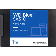 Твердотельные накопители WD SSD Blue SA510, 250GB, 2.5" 7mm, SATA3, R/W 550/525MB/s, IOPs 95 000/81 000, TBW 100, DWPD 0.2 (12 мес.)