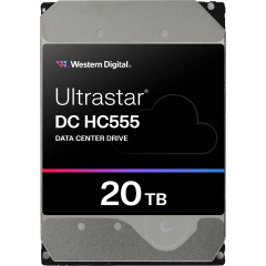 Жесткий диск HDD WD SAS Server 20Tb Ultrastar DC HC555 7200 12Gb/s 512MB 0B47749 with clips 12pc/box (replacement WUH722020BL5204)